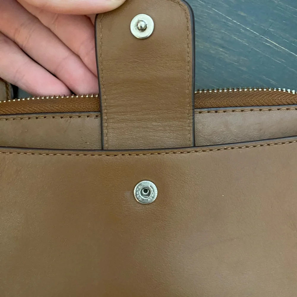 Coach wallet brown leather used - Picture 3 of 6